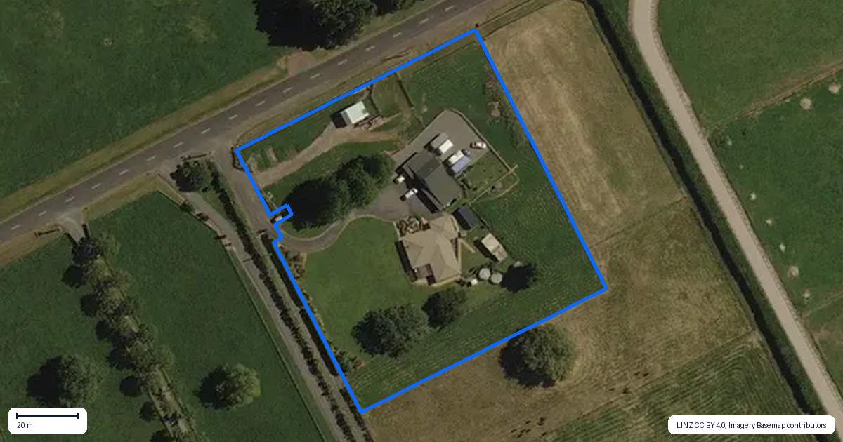 Property context map for 56 Walsh Road, Whatawhata, Hamilton