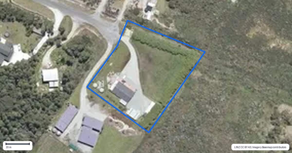 Property context map for 29 Craig Road, Ruatapu