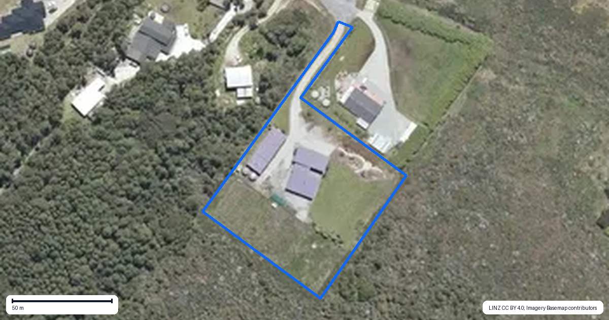 Property context map for 28 Craig Road, Ruatapu