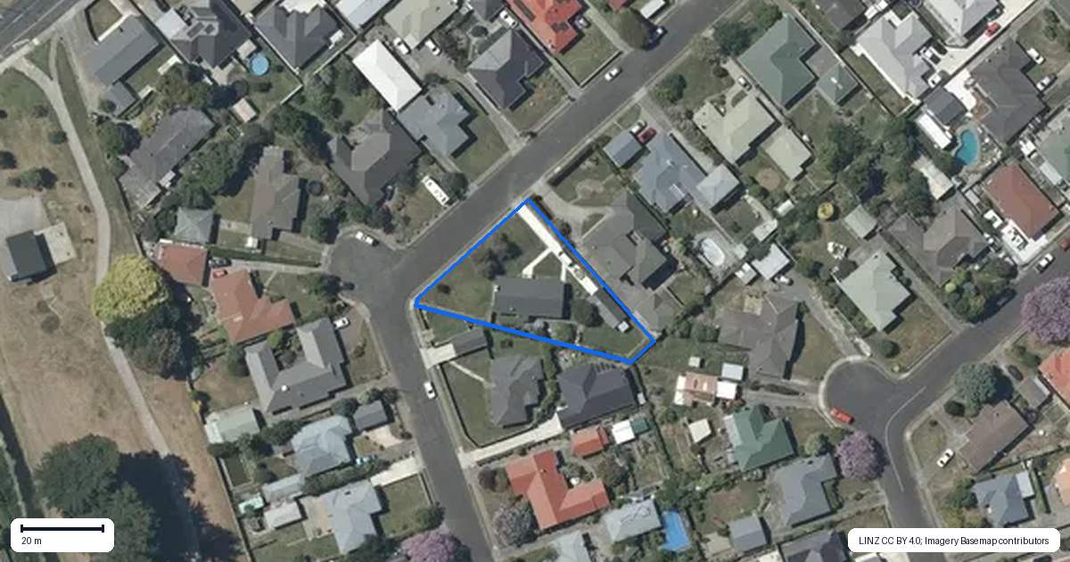 Property context map for 25 Alamein Crescent, Onekawa, Napier