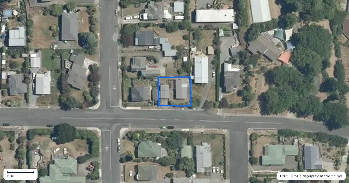 Property context map for 6 Reservoir Road, Waipukurau