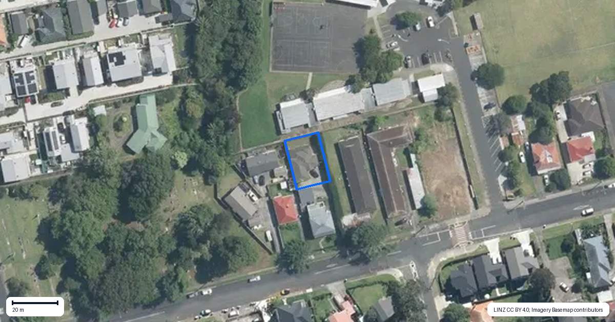 Property context map for 14A Luke Street, Otahuhu, Auckland