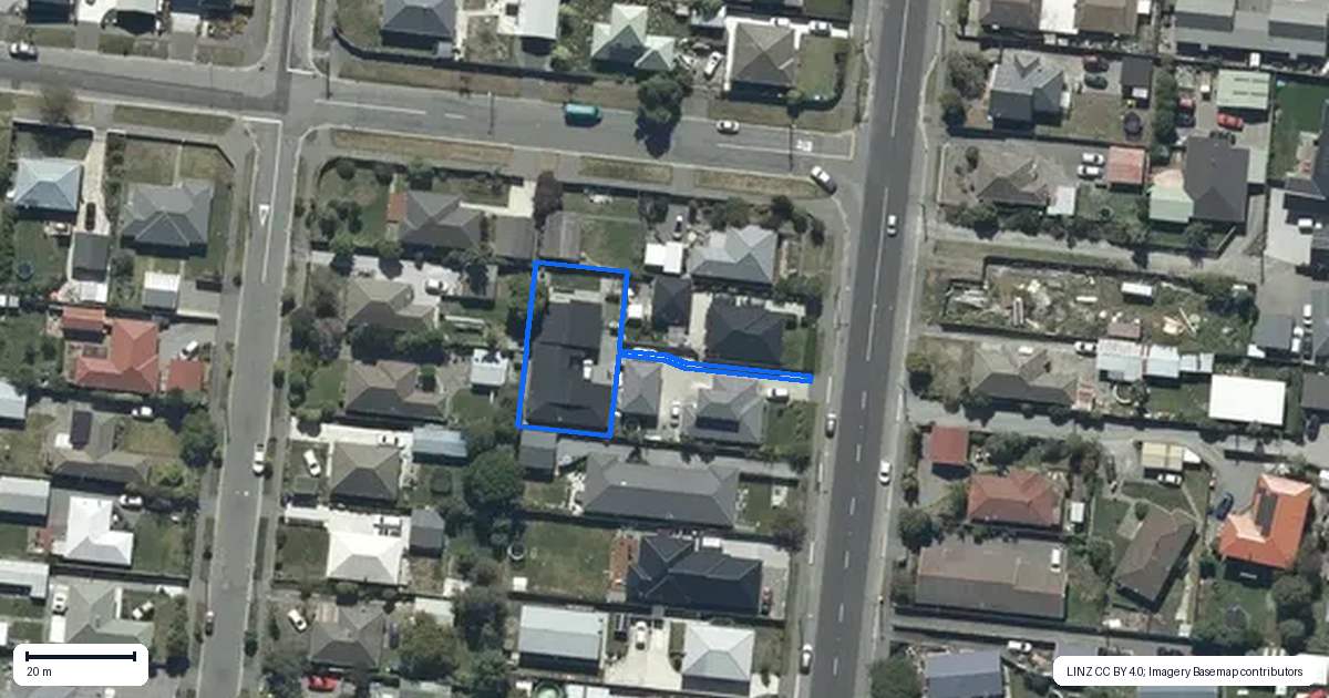 Property context map for 131A Bower Avenue, New Brighton, Christchurch