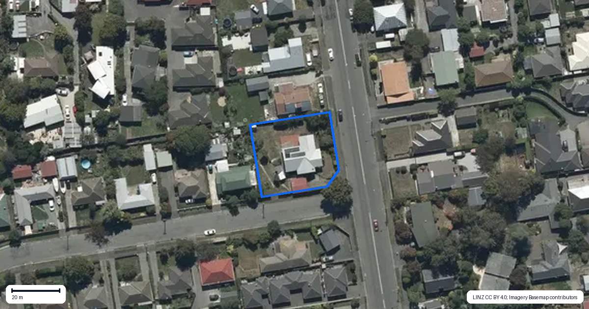 Property context map for 193 Gayhurst Road, Burwood, Christchurch