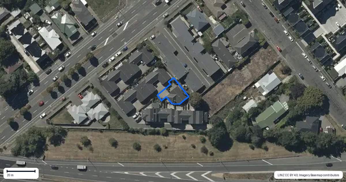 Property context map for 9/190 Lincoln Road, Addington, Christchurch