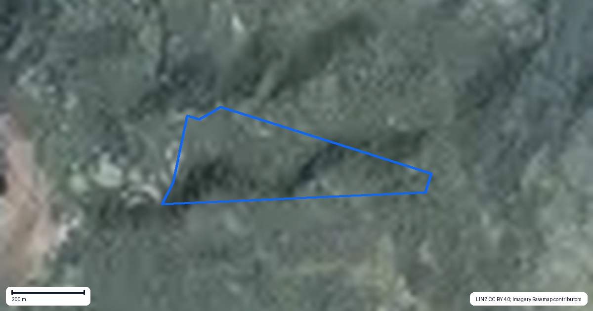 Property context map for 22 Harpoon Hill, Great Barrier Island (Aotea Island)