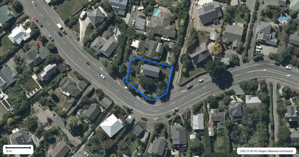 Property context map for 83 Hackthorne Road, Cashmere, Christchurch