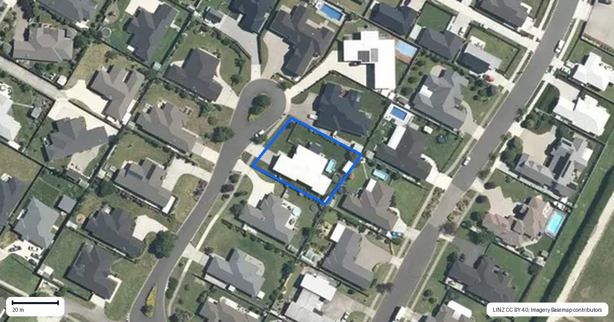 Property context map for 8 Kelso Place, Matamata