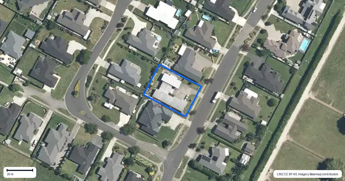 Property context map for 13 O'Sullivan Drive, Matamata