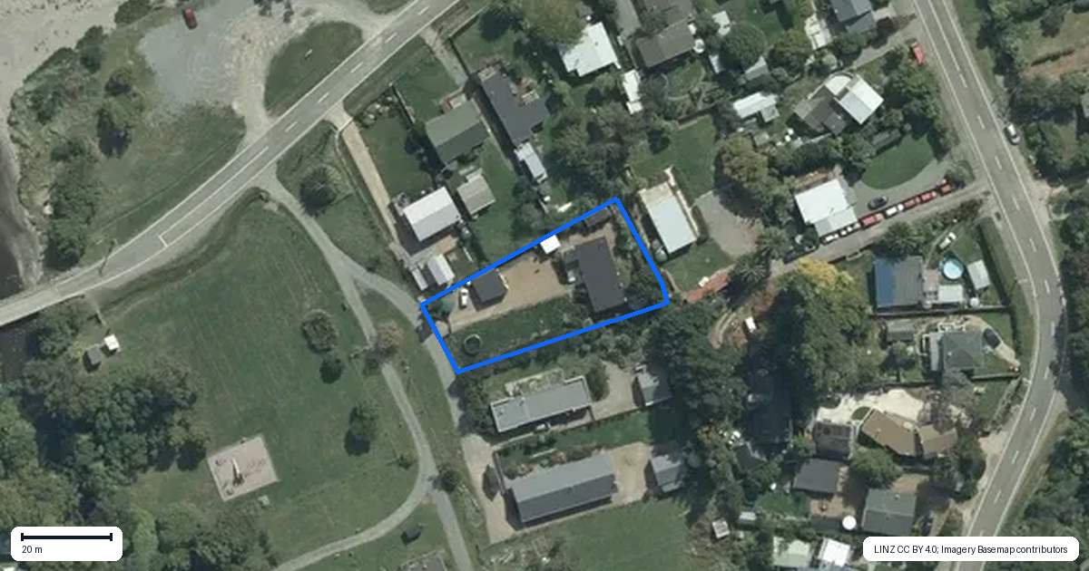 Property context map for 185 Purau Avenue, Purau, Diamond Harbour