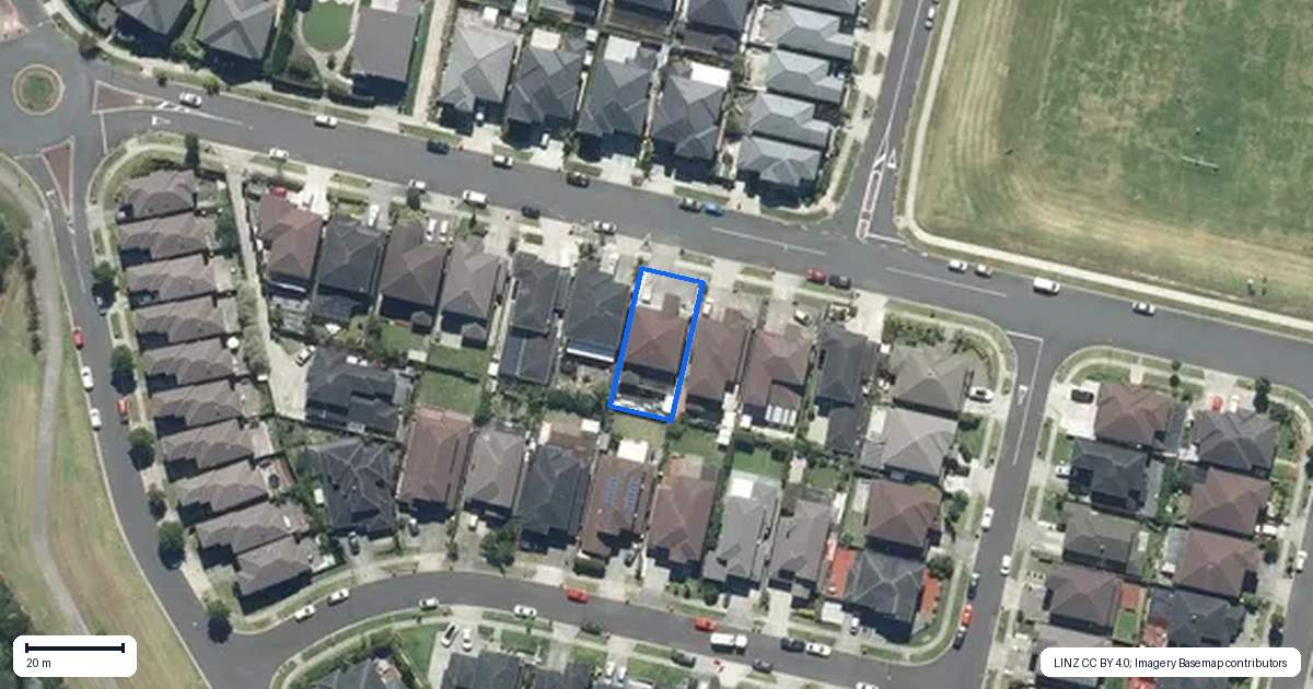 Property context map for 17 Kerrykeel Drive, Flat Bush, Auckland