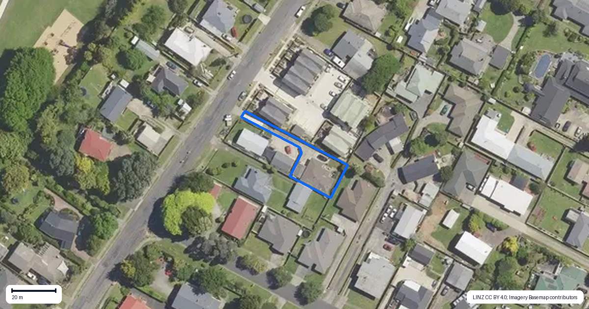 Property context map for 186A Boucher Avenue, Te Puke