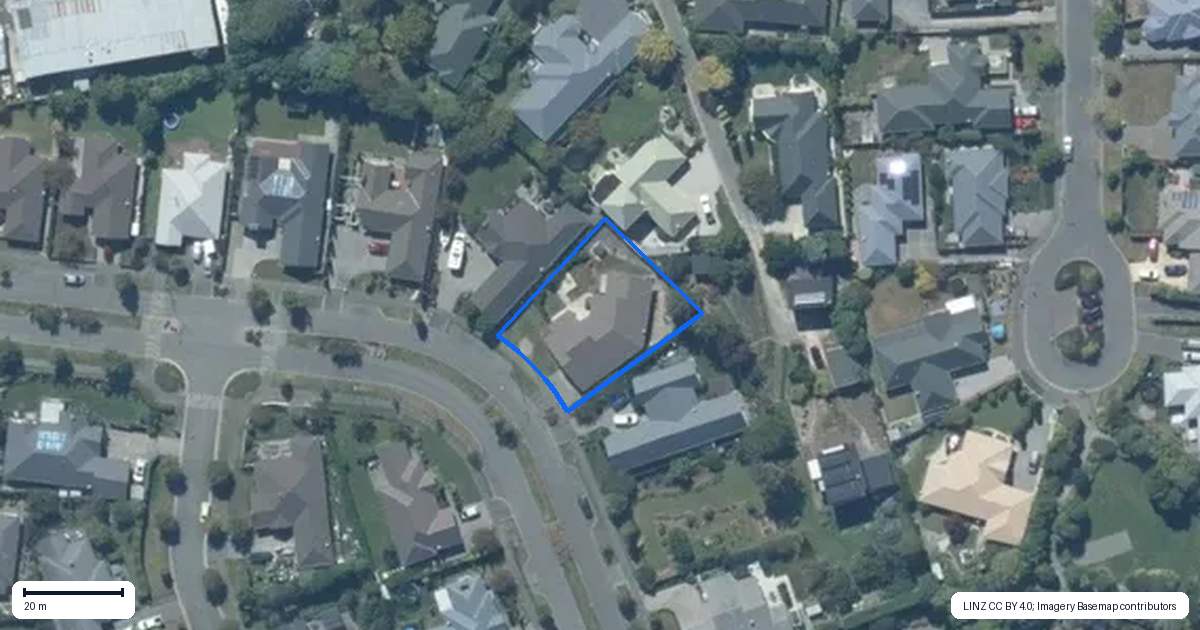 Property context map for 22 Tauhinu Avenue, Lincoln