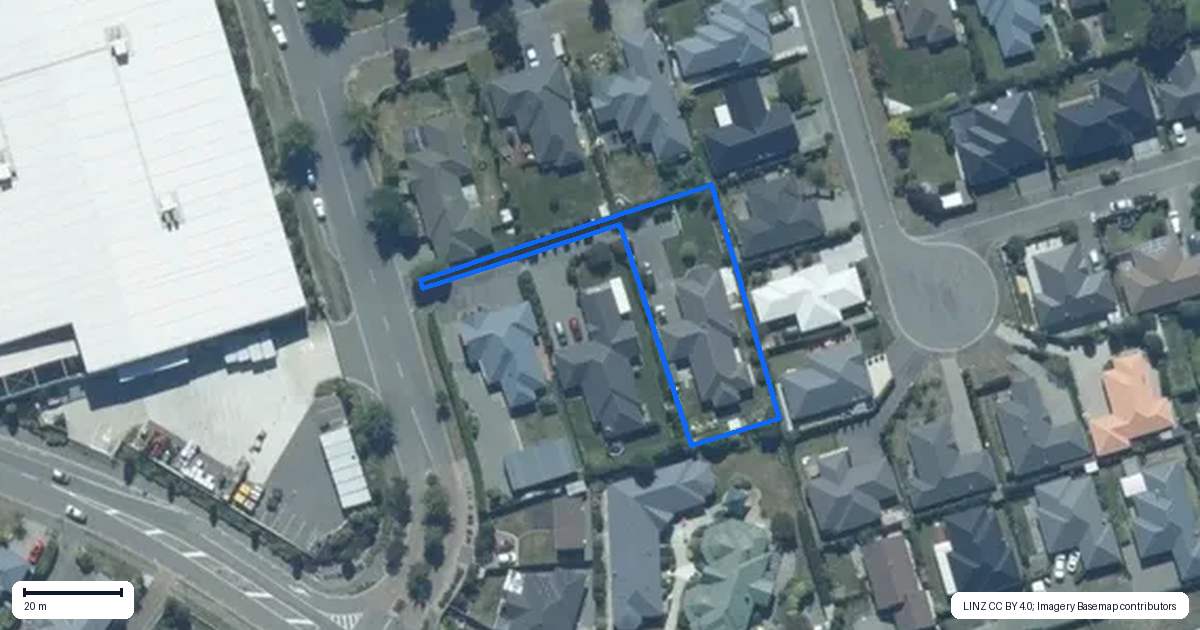Property context map for 91C Dryden Avenue, Rolleston