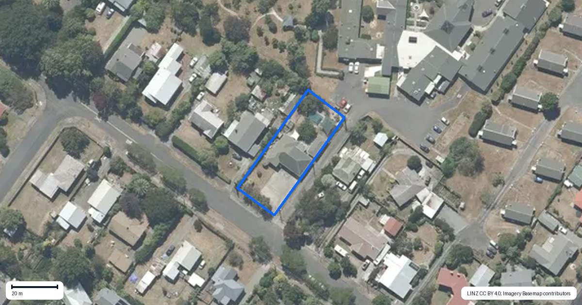Property context map for 36 Victoria Street, Carterton