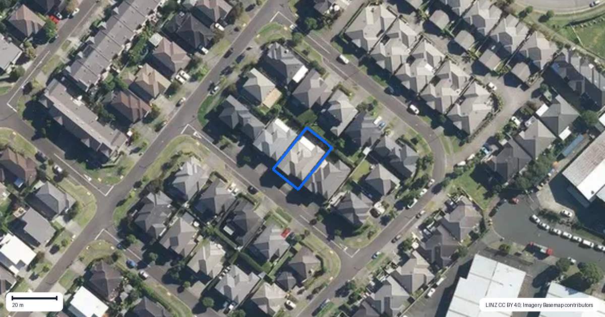 Property context map for 6 Reipae Street, Stonefields, Auckland