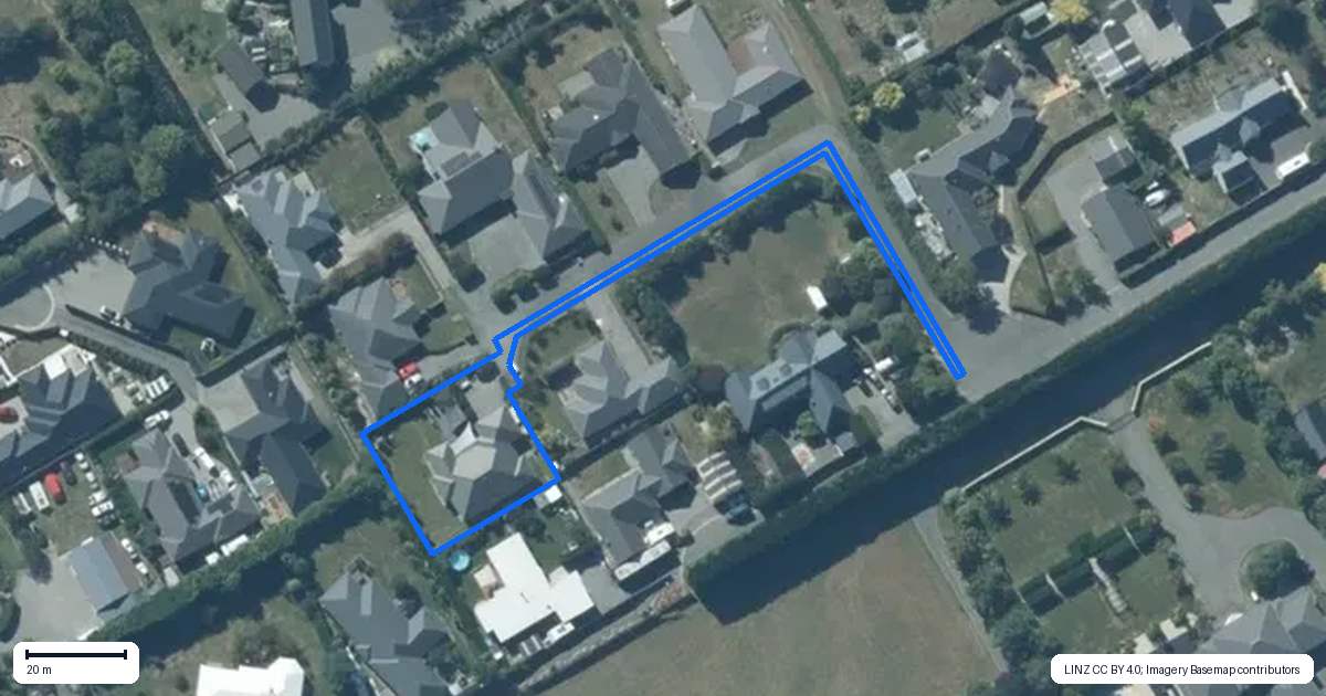 Property context map for 10F Kipling Avenue, Rolleston