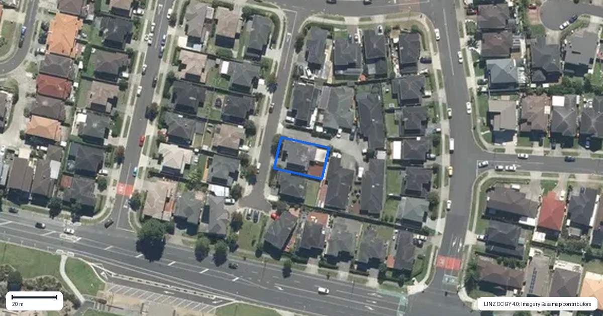 Property context map for 14 Reno Way, Flat Bush, Auckland