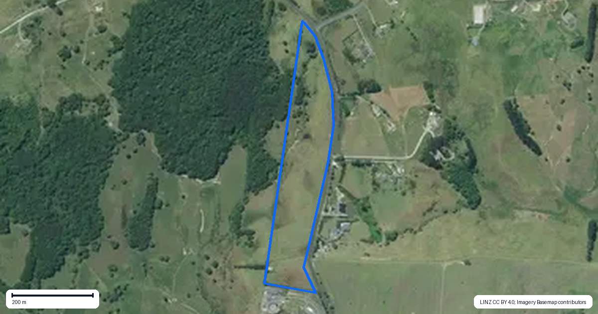 Property context map for 660 Waimate North Road, Kerikeri