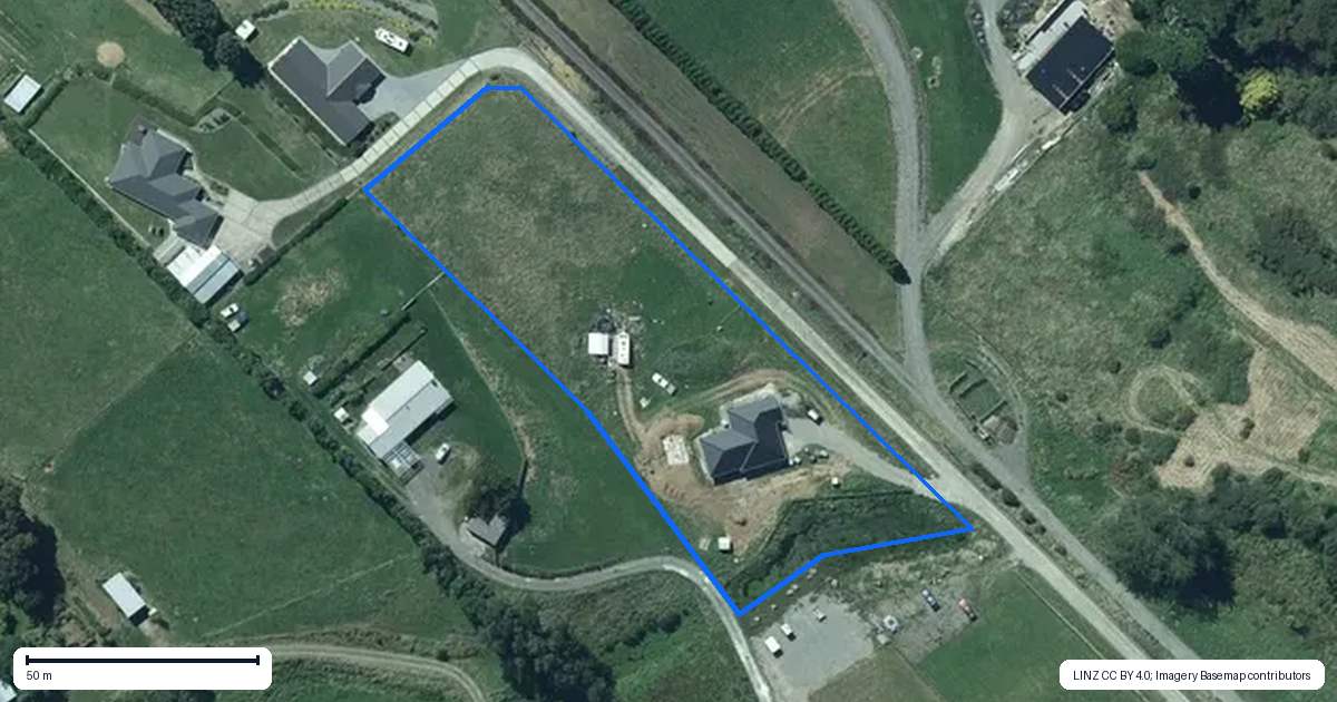 Property context map for 197A Turuturu Road, Hawera