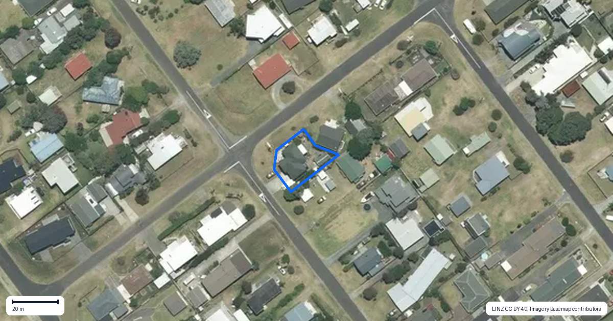 Property context map for 200 Sylvia Road, Whangamata