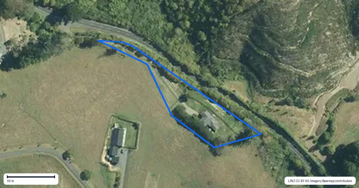 Property context map for 229 Skyhigh Road, Hunua