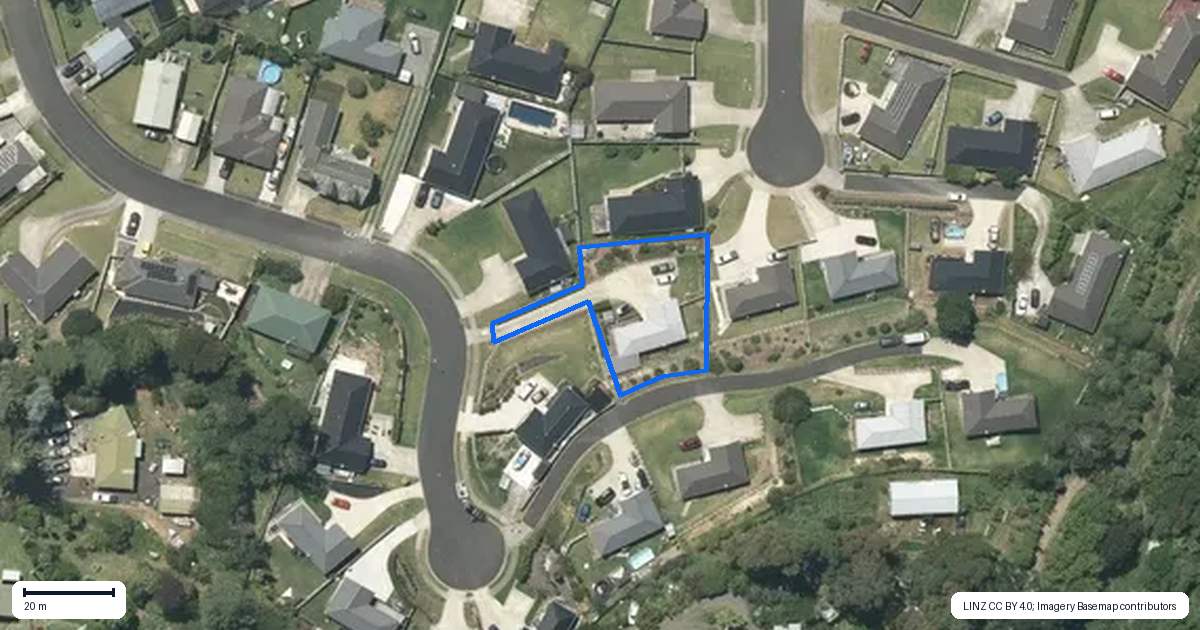 Property context map for 15 Rimu Avenue, Huntly