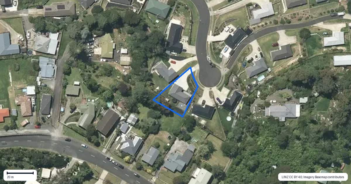 Property context map for 16 Rimu Avenue, Huntly