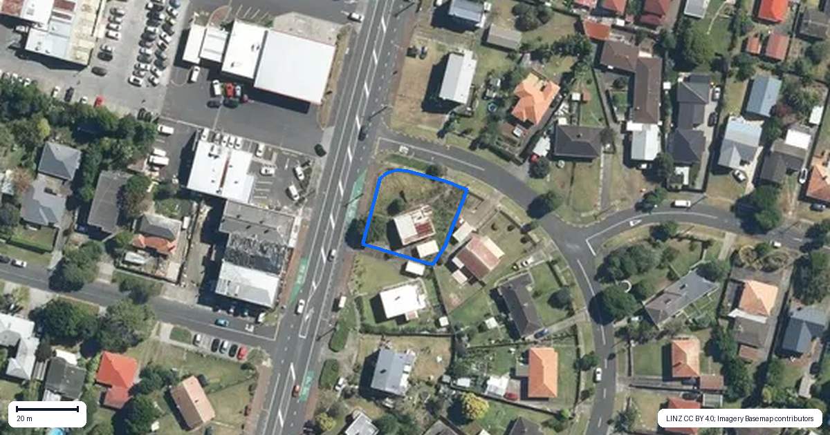 Property context map for 1200 Dominion Road, Mount Roskill, Auckland