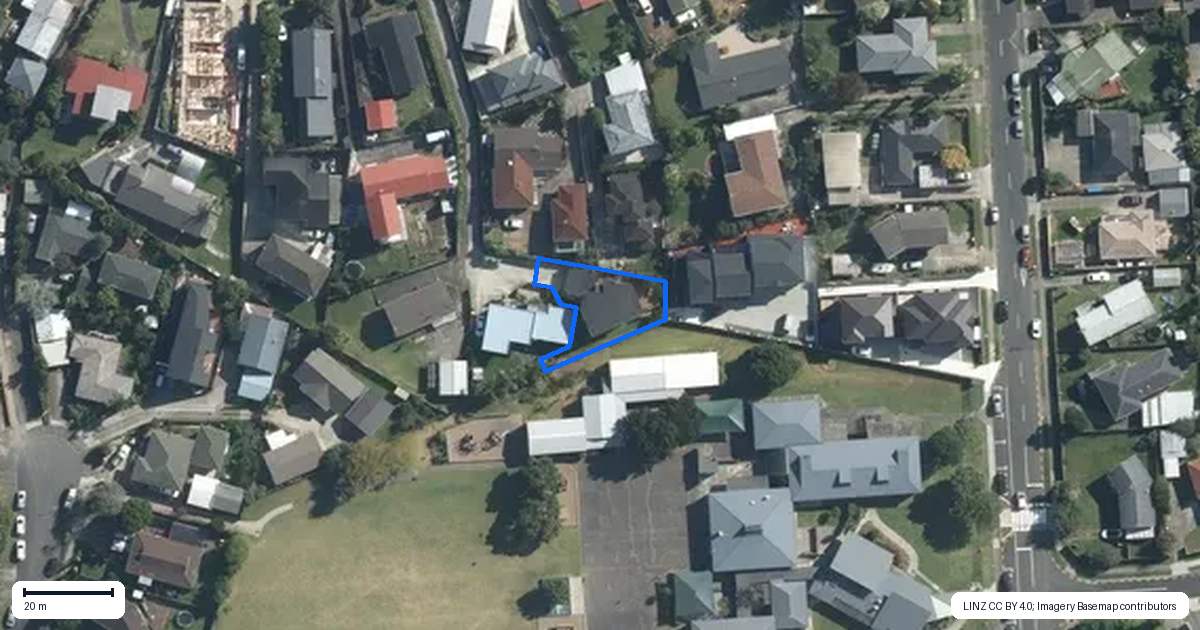 Property context map for 74A Priestley Drive, Bucklands Beach, Auckland