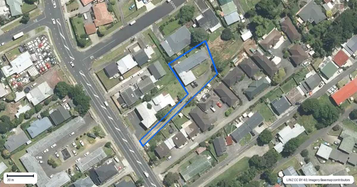 Property context map for 1/130 Great South Road, Manurewa, Auckland
