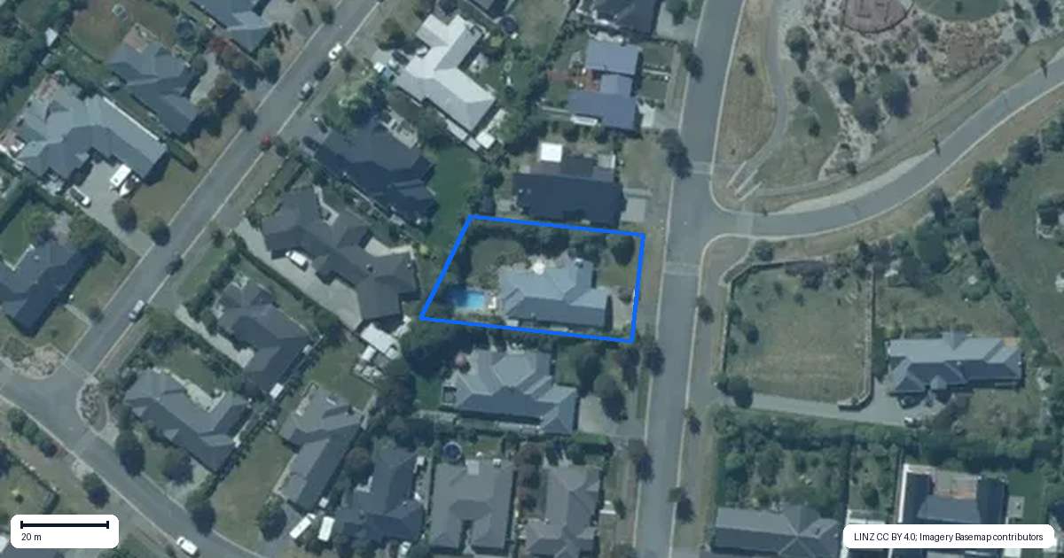 Property context map for 60 Iris Taylor Avenue, West Melton