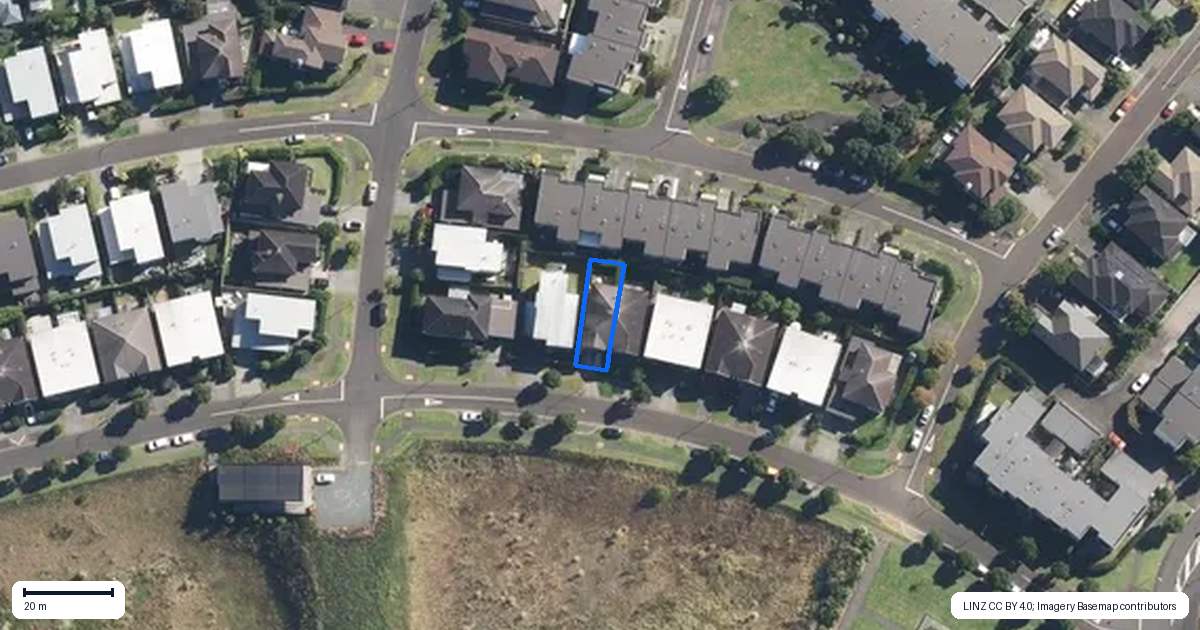 Property context map for 67 Tephra Boulevard, Stonefields, Auckland