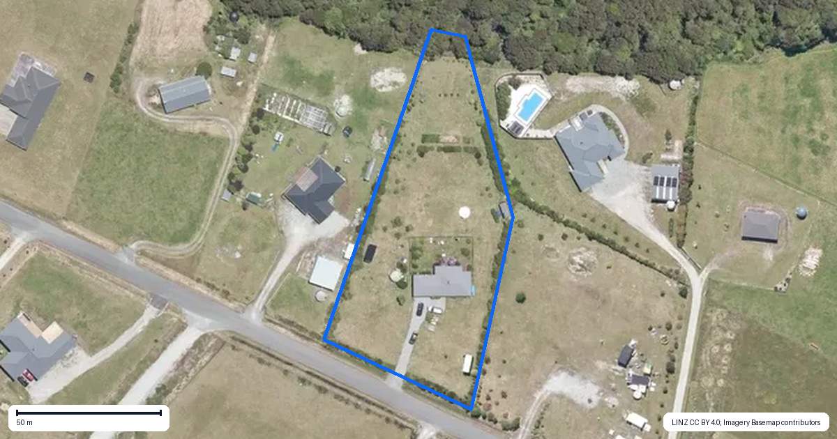 Property context map for 38 Mehrtens Road, Arahura Valley, Hokitika