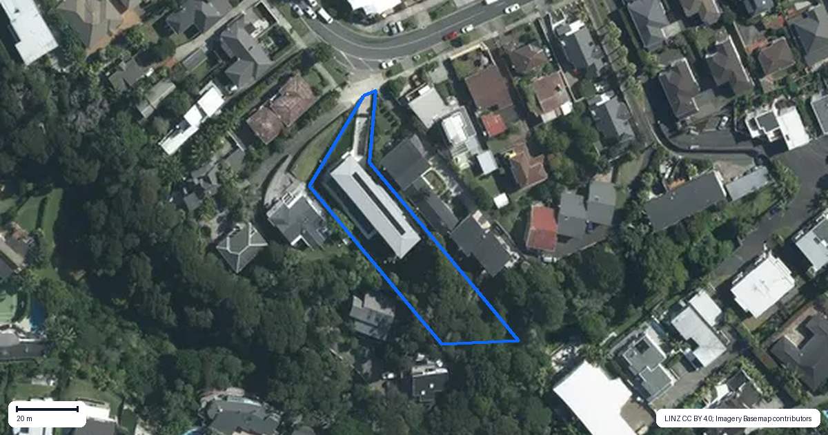 Property context map for 46 Tarawera Terrace, Saint Heliers, Auckland