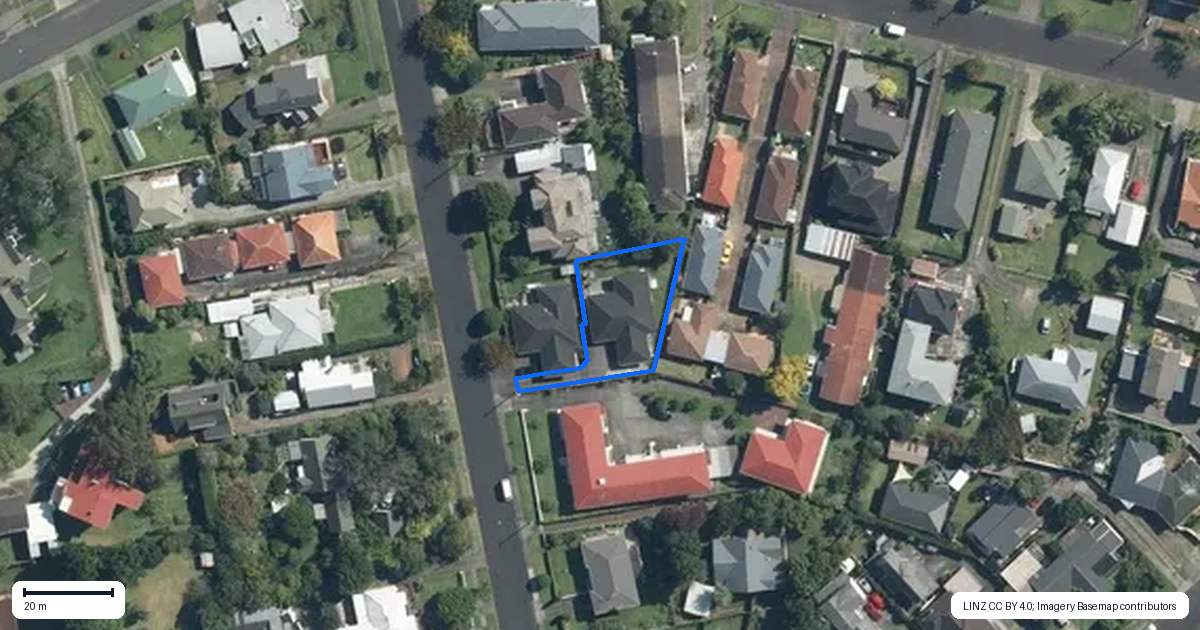 Property context map for 234A Queens Road, Panmure, Auckland