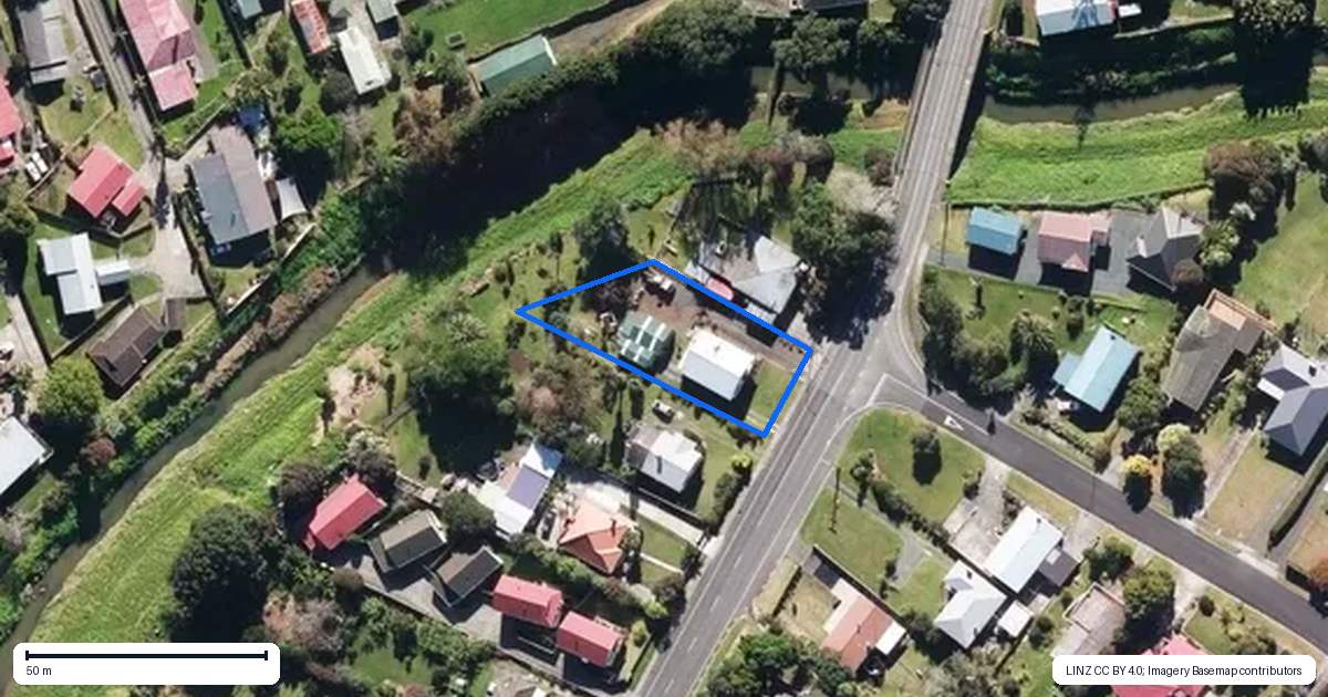 Property context map for 43 Pukepoto Road, Kaitaia