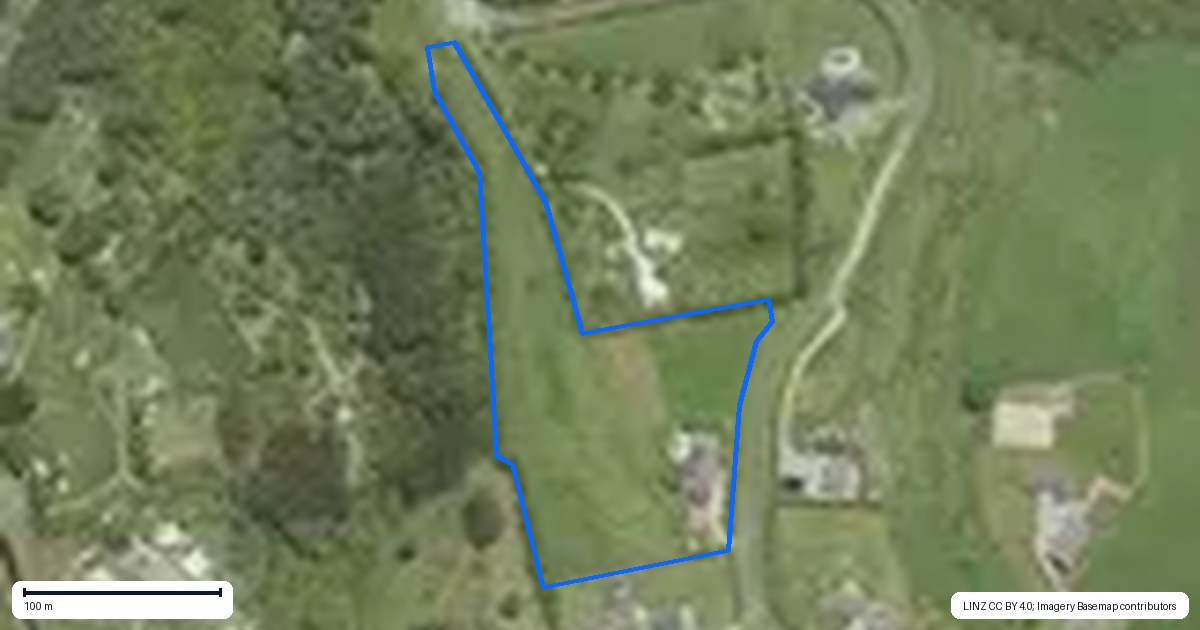Property context map for 74C Walter Henry Drive, Omanawa