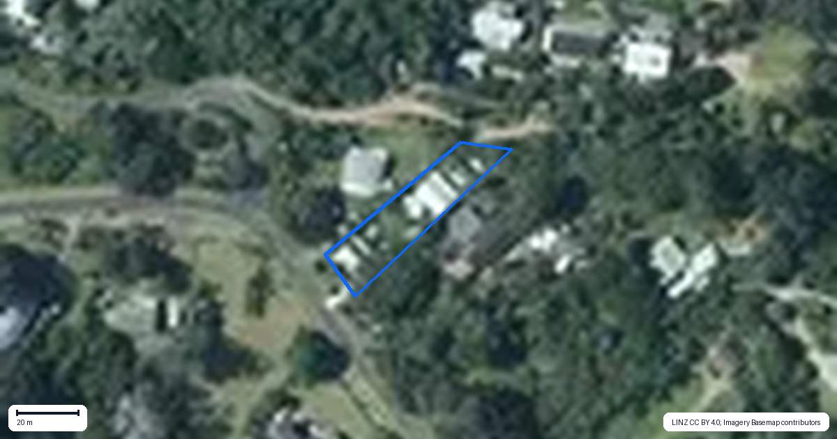 Property context map for 394 Sea View Road, Onetangi, Waiheke Island