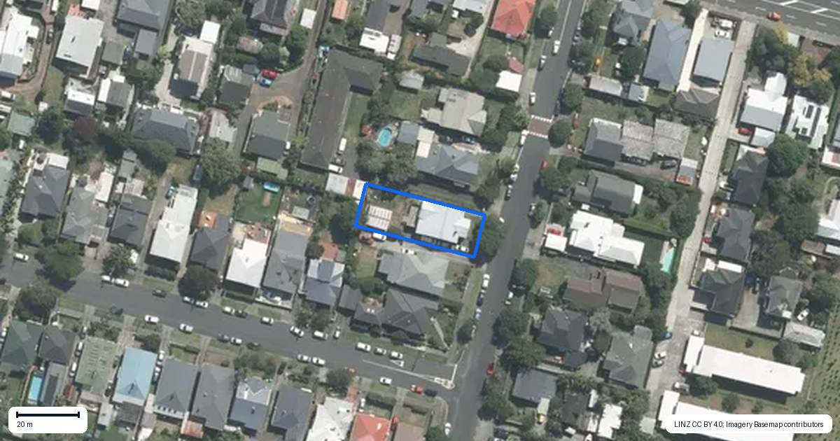 Property context map for 7 Matipo Street, Mount Eden, Auckland