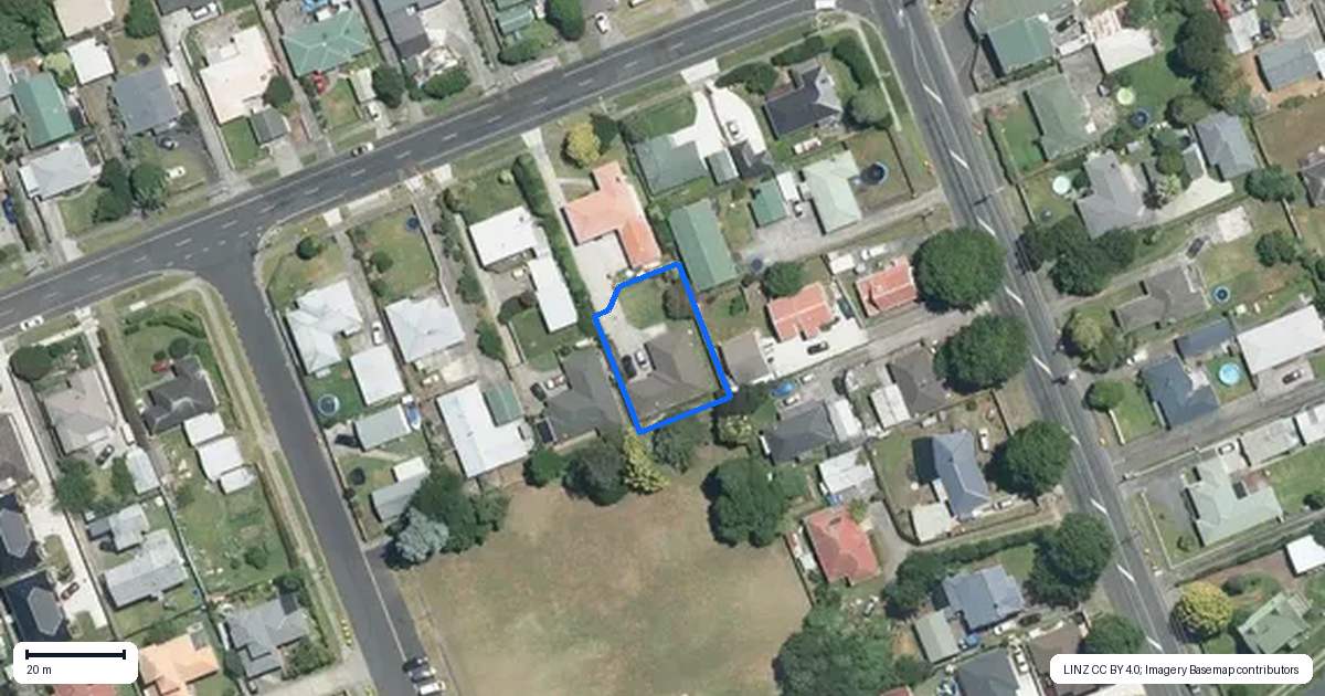 Property context map for 151A Old Wairoa Road, Papakura