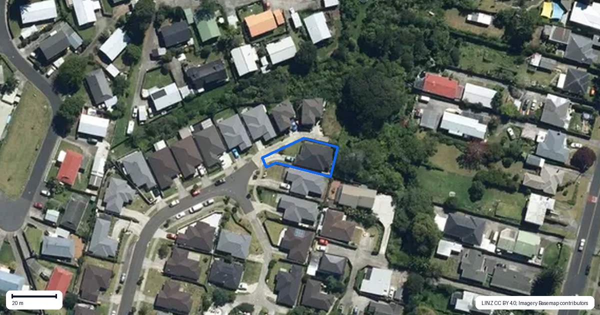 Property context map for 27 Anna Lane, Glen Eden, Auckland