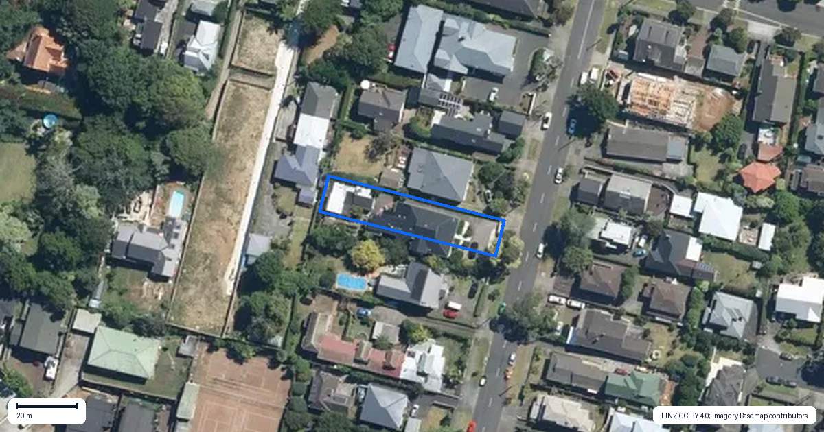 Property context map for 111 St Andrews Road, Epsom, Auckland