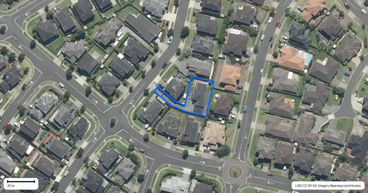 Property context map for 18 Darion Drive, Flat Bush, Auckland