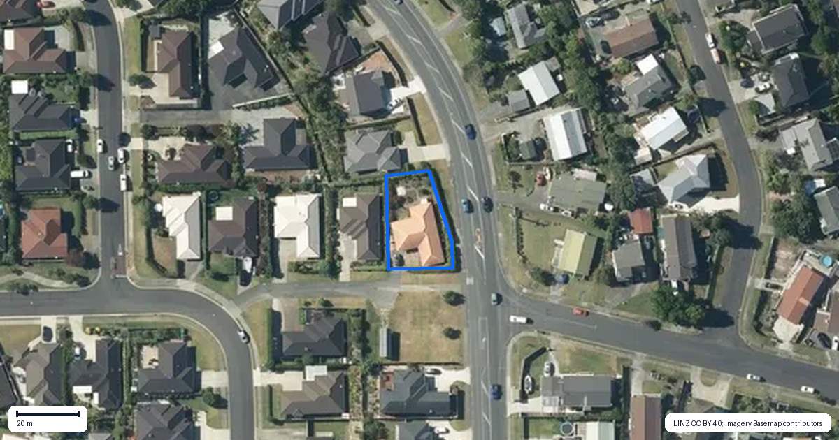Property context map for 9 Hewson Drive, Snells Beach