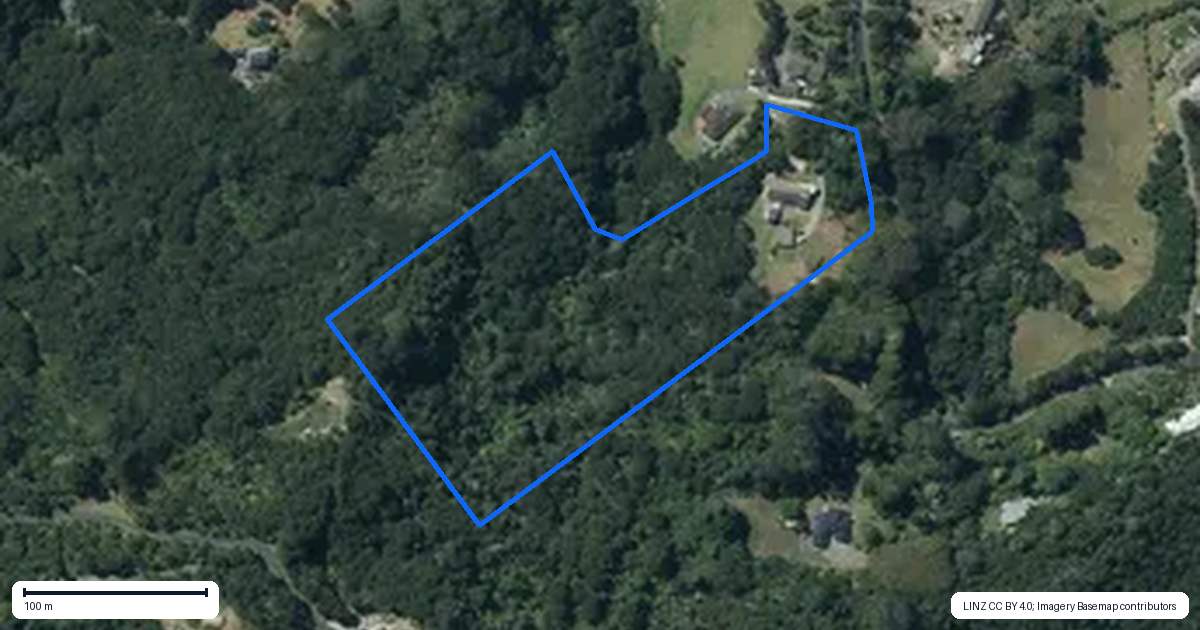 Property context map for 61 Coulter Road, Swanson, Auckland