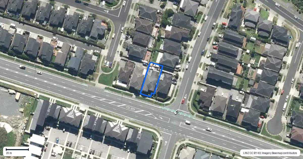 Property context map for 402 Ormiston Road, Flat Bush, Auckland