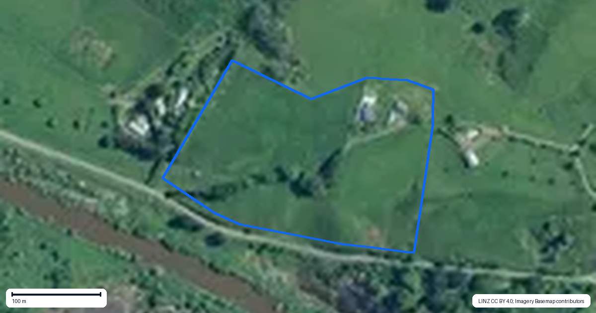 Property context map for 91 Oram Road, Mercer