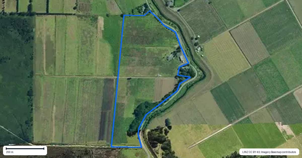 Property context map for 862 Gill Road, Kaitaia