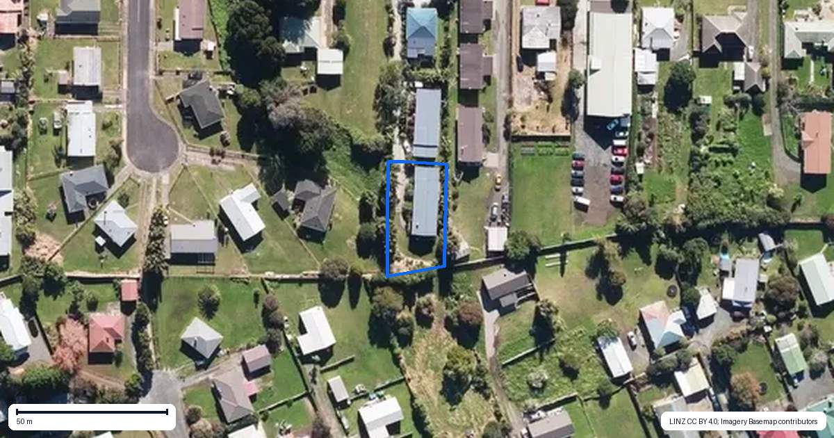 Property context map for 20B Bonnett Road, Kaitaia